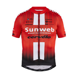Cycling short sleeve jersey - SUNWEB 2019 - black/red/white