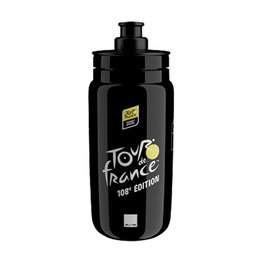 ELITE Cycling water bottle - FLY TDF MAP 550ml - black