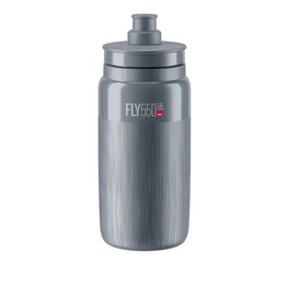 ELITE Cycling water bottle - FLY TEX 550 ml - grey