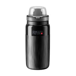 ELITE Cycling water bottle - FLY MTB TEX 550 ml - black