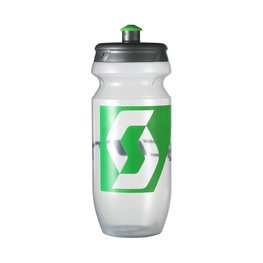 Cycling water bottle - SCOTT 550 ml - transparent/green