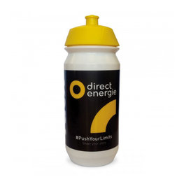 Cycling water bottle - DIRECT ENERGIE 550 m - yellow/black