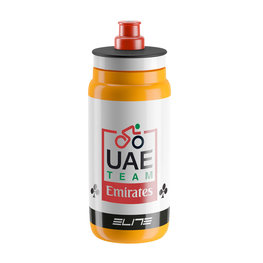 Cycling water bottle - UAE 2017  - white/yellow/red/black