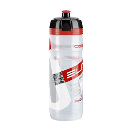 ELITE Cycling water bottle - SUPERCORSA 750 ml - transparent/red