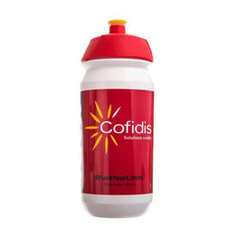 Cycling water bottle - COFIDIS 2018 550 ml - white/red