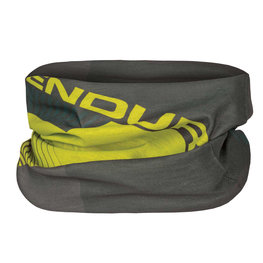 Cycling neckwarmer - SILNGLETRACK - yellow/green