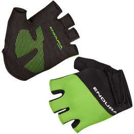 Cycling fingerless gloves - XTRACT II - black/green