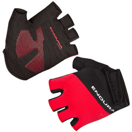Cycling fingerless gloves - XTRACT II  - red/black