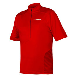 Cycling short sleeve jersey - HUMMVEE MTB  - red