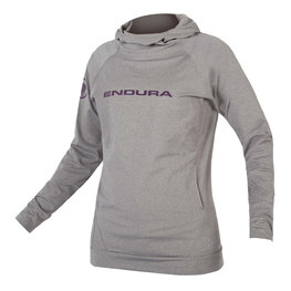 hoodie - SINGLETRACK LADY - grey