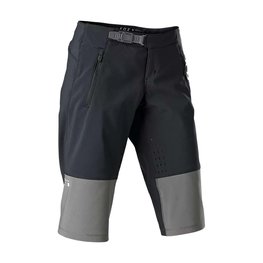 FOX Cycling shorts without bib - DEFEND SHORTS LADY - black