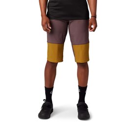FOX Cycling shorts without bib - DEFEND SHORTS LADY - brown