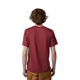FOX Cycling short sleeve t-shirt - SHIELD - bordeaux