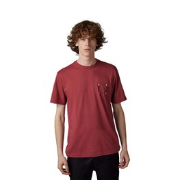 FOX Cycling short sleeve t-shirt - HINKLEY PREMIUM - bordeaux