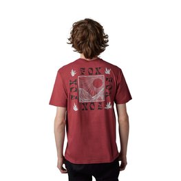 FOX Cycling short sleeve t-shirt - HINKLEY PREMIUM - bordeaux