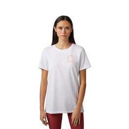 FOX Cycling short sleeve t-shirt - HINKLEY LADY - white