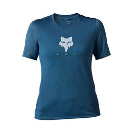 FOX Cycling short sleeve jersey - RANGER TRU DRI LADY - blue