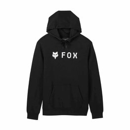 FOX hoodie - ABSOLUTE FLEECE PO - black