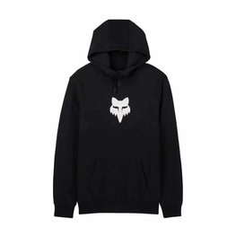 FOX hoodie - FOX HEAD FLEECE PO - black