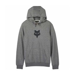 FOX hoodie - FOX HEAD FLEECE PO - grey