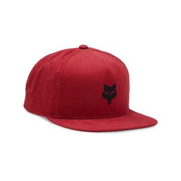 FOX Cycling hat - FOX HEAD SNAPBACK - red
