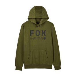 FOX hoodie - NON STOP FLEECE PO - green