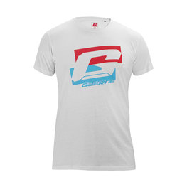 GAERNE Cycling short sleeve t-shirt - FACTORY  - white