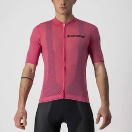 CASTELLI Cycling short sleeve jersey - GIRO '21 MAGLIA ROSA - pink