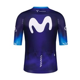 GOBIK Cycling short sleeve jersey - MOVISTAR 2023 - white/blue