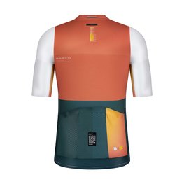 GOBIK Cycling short sleeve jersey - ATTITUDE 2.0  - green/white/orange