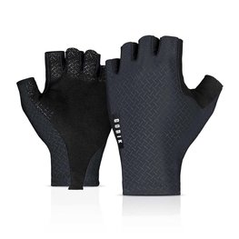 GOBIK Cycling fingerless gloves - BLACK MAMBA - grey/black