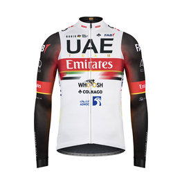 GOBIK Cycling winter long sleeve jersey - UAE 2021 PACER - white/red