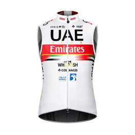 GOBIK Cycling gilet - UAE 2021 PLUS 2.0 - white/red