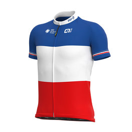 ALÉ Cycling short sleeve jersey - GROUPAMA FDJ 2020 - blue/white/red