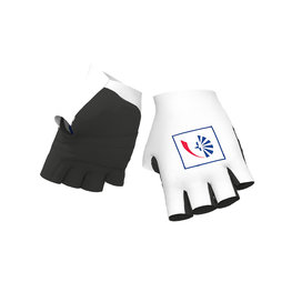 ALÉ Cycling fingerless gloves - GROUPAMA FDJ 2020 - white