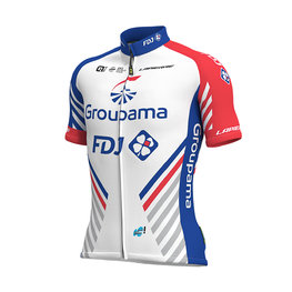 ALÉ Cycling short sleeve jersey - GROUPAMA FDJ 2019 - white/blue/red