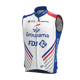 ALÉ Cycling gilet - GROUPAMA FDJ 2019 - blue/white/red