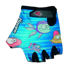 HAVEN Cycling fingerless gloves - DREAM KIDS - black/blue