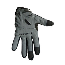 HAVEN Cycling long-finger gloves - DEMO LONG - black/white