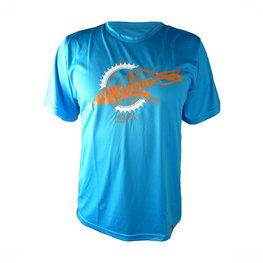 HAVEN Cycling short sleeve jersey - NAVAHO MTB - orange/blue