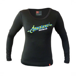 HAVEN Cycling summer long sleeve jersey - AMAZON LADY LONG MTB - black/green