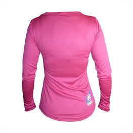 HAVEN Cycling summer long sleeve jersey - AMAZON LADY LONG MTB - pink