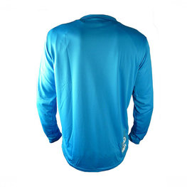 HAVEN Cycling summer long sleeve jersey - NAVAHO LONG MTB - orange/blue