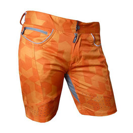 HAVEN Cycling shorts without bib - PEARL NEO - orange