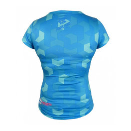 HAVEN Cycling short sleeve jersey - PEARL NEO LADY MTB - light blue