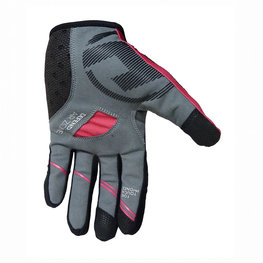 HAVEN Cycling long-finger gloves - SINGLETRAIL LONG - pink/black