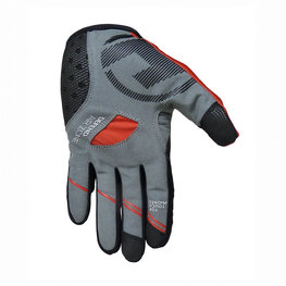 HAVEN Cycling long-finger gloves - SINGLETRAIL LONG - red/black