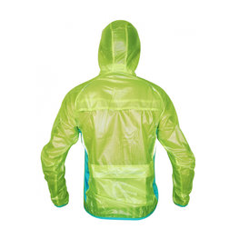 HAVEN Cycling rain jacket - RAINSHIELD - blue/green