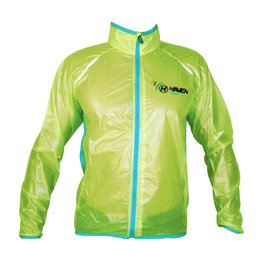 HAVEN Cycling rain jacket - RAINSHIELD - blue/green