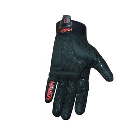 HAVEN Cycling long-finger gloves - SEVERIDE - black/red